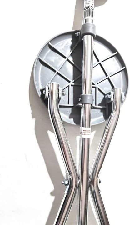 Cane Walking Stick seat Folding Portable Travel Camp Stool Chair Silver 250 Pound