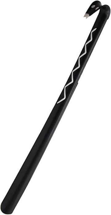Long Handled Plastic Shoe Horn, 60cm / 23.7in, Unisex All Ages Use | Long Handle, For Taking Boots On and Off, Comfort Grip