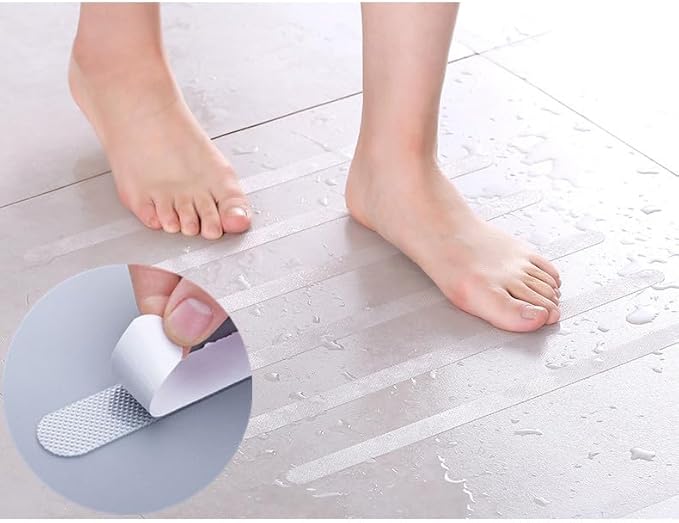 Maila - Anti-Slip Safety Stickers for Bathtub, Floors and Stairs, Waterproof, Residue-Free Removal