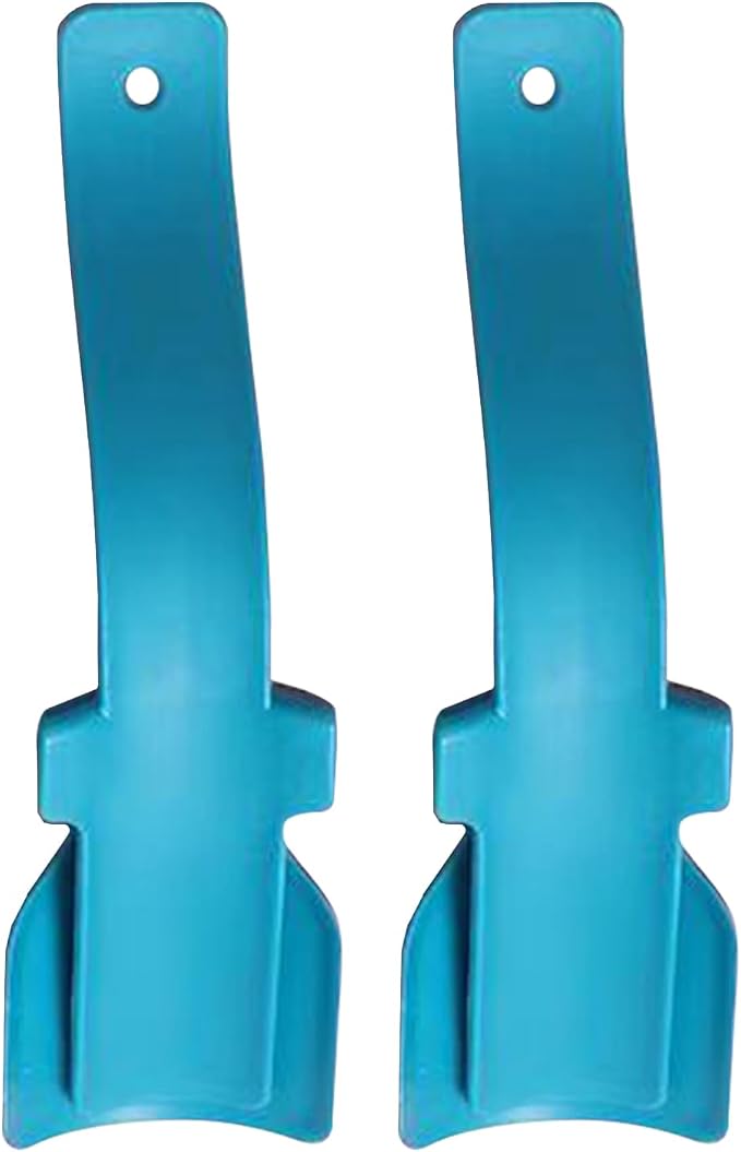 Lazy Shoes Helper,Sock Sl ider Handled Shoe Horn Shoe Lifting Helper Easy on & Off for Seniors Elderly Disabled，Plastic Shoehorn Fits All Shoes, Shoe, Jewelry and Watch Accessories