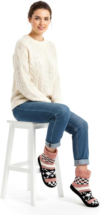 Warm Slipper Socks for Women, Winter Fuzzy House Shoes Indoor, Cozy Christmas Gifts Unique