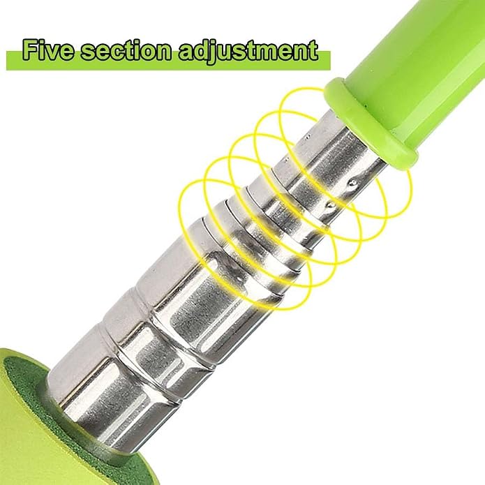 Shoe Horn Retractable Stainless Steel Long-Handle Foldable Shoe Puller for Seniors Extended Travel Pregnant Women 1 Pack