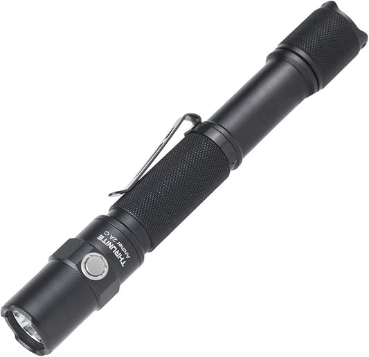 ThruNite Archer 2A C LED Rechargeable Flashlight,High 1000 Lumens AA Flashlight with USB-C, Dual Switch Bright Flashlights for Power Outage,Home Emergency,Camping,IPX8 Waterproof - Cool White