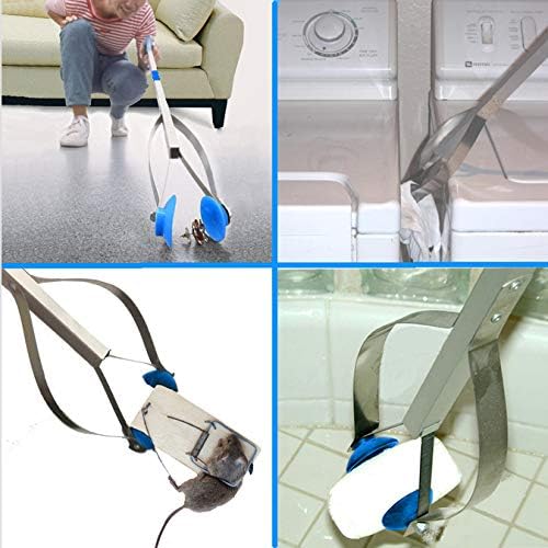 32" EZ Reacher Deluxe Locking Indoor Reacher Grabber, 5-lb. Pickup Capacity & ArcMate 40" EZ Reacher Suction Cup Reacher for Indoor/Outdoor Use, Pack of 2 Reachers