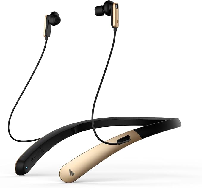 Edifier OTC Hearing Aids for Seniors, Rechargeable Neckband Hearing Aid with Bluetooth, Noise Cancelling & No Whistling, 2-in-1 Headphones for Music & Calls, Anti-Lost Design & Lightweight