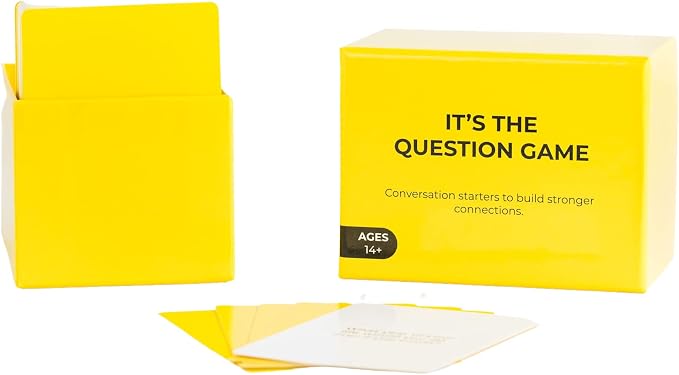 It's The Question Game - 150 Conversation Starters/Questions to Create Stronger Connections for Friends, Family, Couples, and Strangers