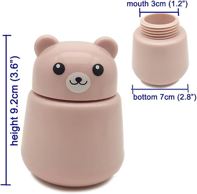 CoaGu Bear Pill Crusher & Splitter Kit - BPA-Free Combo for Pills/Tablets, FDA-Compliant Fine Powder, Nursing Home & Travel