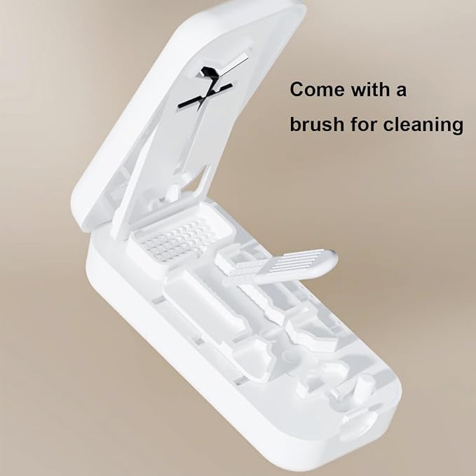 Pill Cutter 1/4 with Centering Device Safety Blades for Small and Large Tablets, 3 in 1 Version Works for Quarters, Thirds and Halves