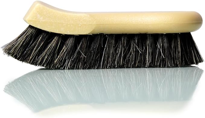 Chemical Guys Long Bristle Horse Hair Leather Cleaning Brush - Leather Brush to Gently Clean Car Interiors,Furniture,Sneakers,Boots,and More - Safe for Natural,Synthetic,Faux,and Pleather,(Pack of 12)