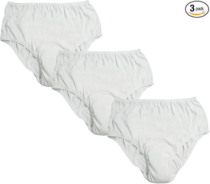 Pull On Style Adult Cloth Diaper, Reusable Nappy Washable Elderly Incontinence Care Protection Nappies Underwear for Women, Repeatedly Washing Leak-Proof Safety Pants (Women (x-Large))