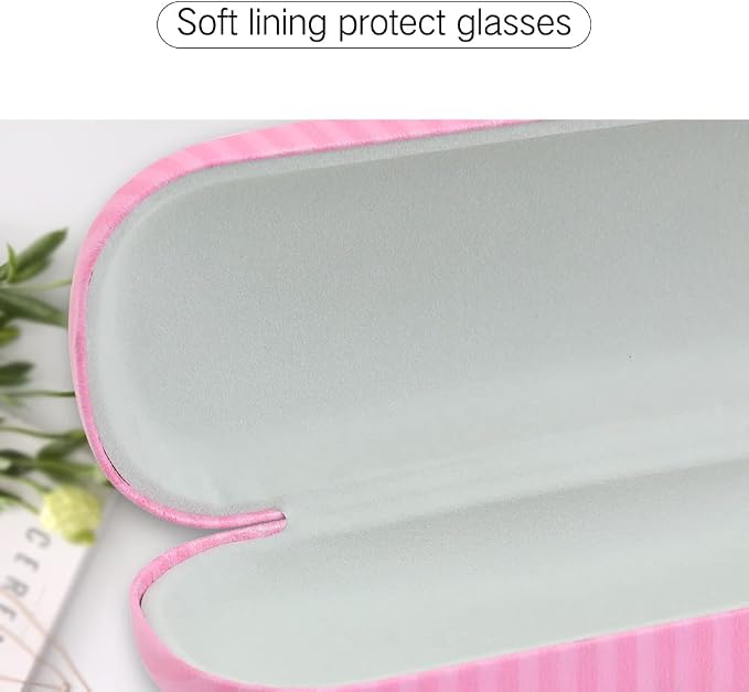 PERFECTSIGHT Hard Shell Eyeglasses Case, Kawaii Protective Glasses Case for Kids, Cute Eyeglass Case for Women Men Girls