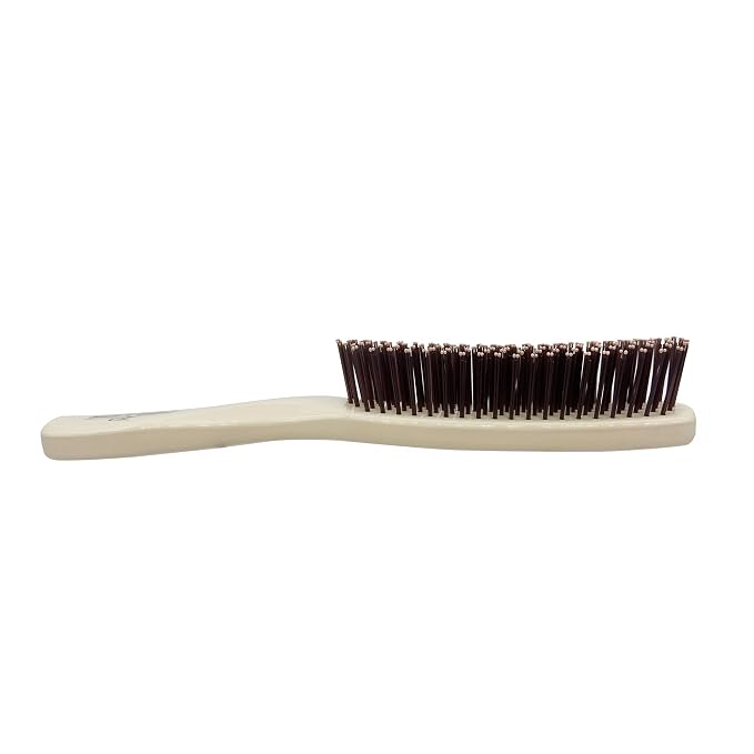 Phillips Brush Light Touch 6 Detangling Hair Brush, Full Size Ivory White | Flexible Nylon Bristles Gently Detangle All Hair Types for Smooth, Comfortable Daily Brushing