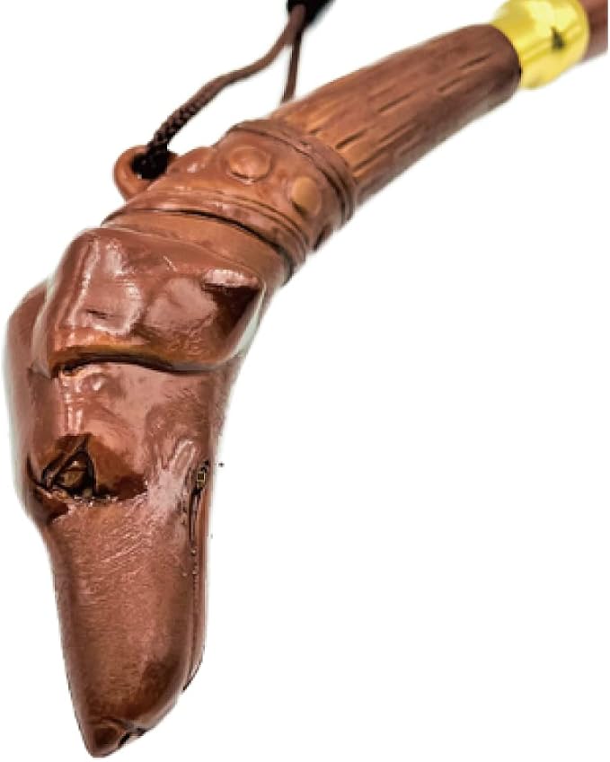 Shoe Horn Long Handle for Seniors [ Made in Japan ] 17.32 inch Stylish Design (Long Handled Shoehorn for Men) (Hunting dog design(17.32 inch))