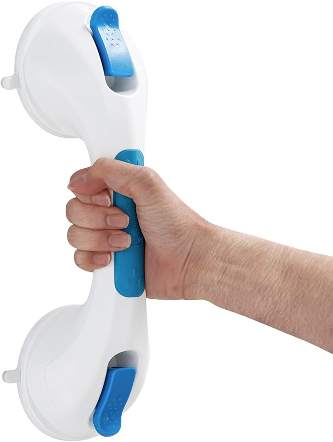 TAILI Shower Grab Bar Suction Grab Bars for Bathtubs and Showers for Elderly, Bath Handle for Seniors Bathroom Safety Handles for Elderly, Handicap Balance Assist Bath Grip No Drilling Removable