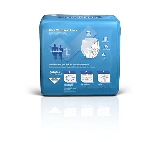 FitRight Ultra Protective Incontinence Underwear, Heavy Absorbency, Large, 40 to 56", 20 Count