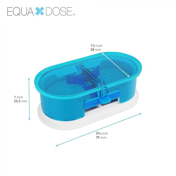 EQUADOSE Pill Cutter, Professional Medical Pill Splitter for Large, Small, and Tiny Pills, Double Stainless Steel Blades & Centering Device, Ideal for Cutting Tablets, Vitamins in Half or Quarter