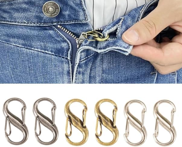 3 Pair Mix Colors Hook for Jeans Zippers and Button, Zipper Puller Tool, Jeans Zipper Pull Helper,Holder Upper, Customs Lock Zippers Puller,Fasteners