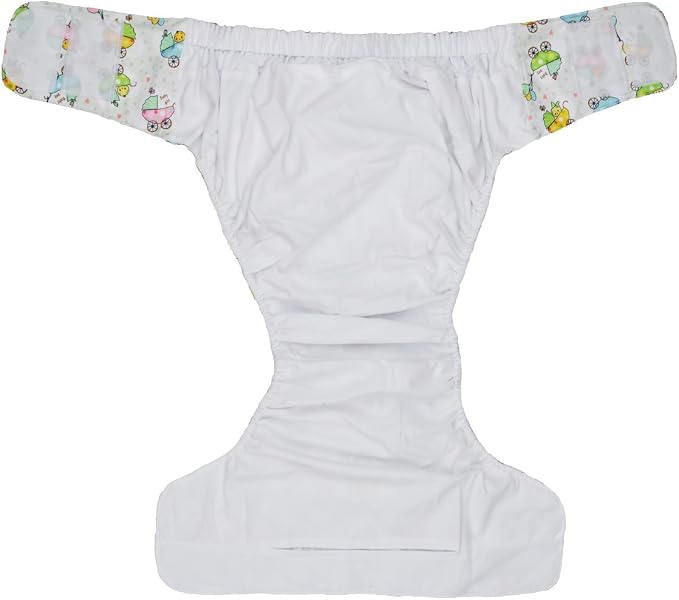 Large Teen Adult Cloth Diaper Reusable Washable Disability Incontinence Hook and Loop (Baby Stroller (Large 26in to 50in))