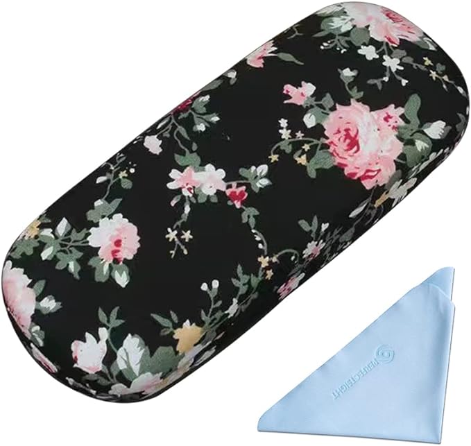 PERFECTSIGHT Hard Shell Eyeglasses Case, Kawaii Protective Glasses Case for Kids, Cute Eyeglass Case for Women Men Girls