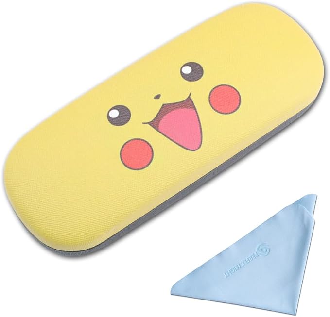 PERFECTSIGHT Hard Shell Eyeglasses Case, Kawaii Protective Glasses Case for Kids, Cute Eyeglass Case for Women Men Girls