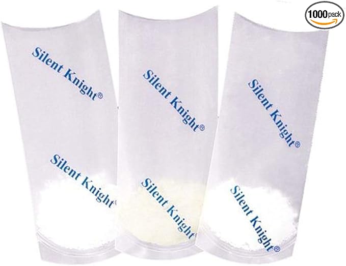 Medline Silent Knight Pill Crusher Medication Pouches, 1000 Count | Durable Puncture-Resistant Plastic, Safe and Sealed Storage, Label Sticker for Identification, Compact Size for Travel