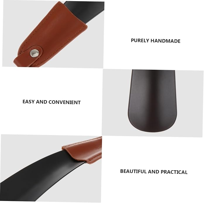 FRCOLOR Shoehorn Shoe Horn Long Handle for Dress Shoe Horn Sleek Shoe Horn with Long Handle Shoe Horn Travel
