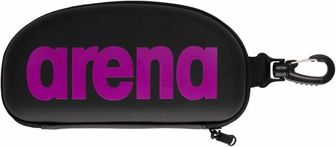 ARENA Unisex Adult Swim Goggle Case for Swimmers Protective Hardcover Carrying Case Clip for Backpacks