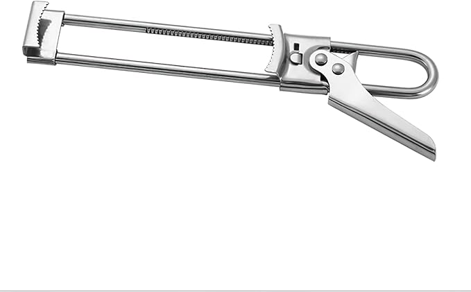 Jar Opener for Weak Hands, Adjustable Multifunctional Stainless Steel Can Opener Jar Lid Gripper With non-slip module, Removes Tight Jar Lid for Seniors with Arthritis, Manual, Kitchen Accessories