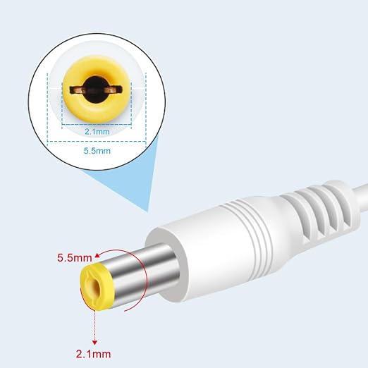 12V Power Supply, 12 Volt 1A 12W DC Power Supply, White LED Power Adapter, AC 110V to 12V Wall Mounted Transformer Plug for LED Strip Lights with 5.5/2.1 DC Female Connector, 3 Pack