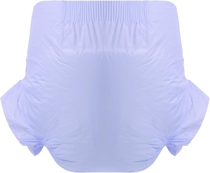CutiePlusU Adult Diapers Sample 3 Pieces Adult Brief Diaper Incontinence Underwear Purple Cute Toddler (Large 37"-47")