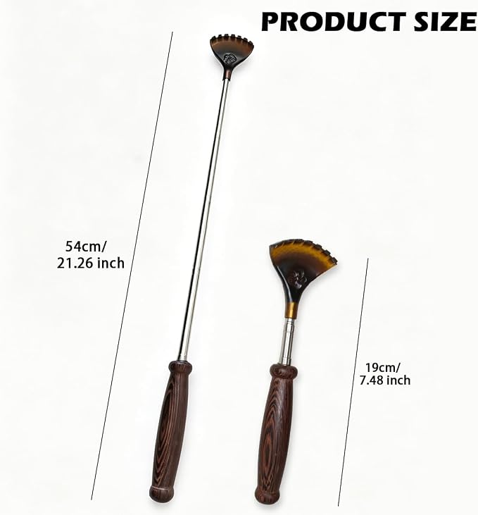 Back Scratcher Extendable for Men Women Portable and Lightweight Black