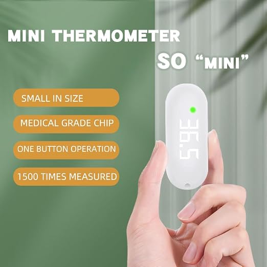 Rechargeable Medical Forehead Thermometer for Adults and Children Black Non-Contact Digital Thermometer with Fast 1-Second Touchless Reading Black