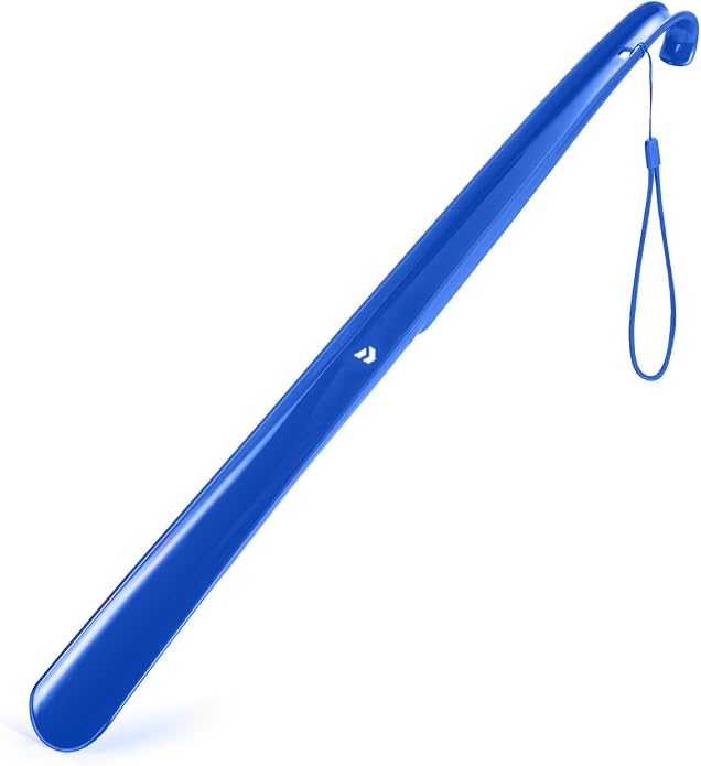 Nextnoid Shoe Horn Long Handle for Seniors - 16.5"-23" Straight & Sturdy Long Shoe Horn for Men, Women & Kids