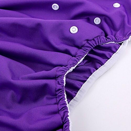 Teen Adult Cloth Diaper Nappy Reusable Washable for Disability Incontinence for Women Girls (Purple)
