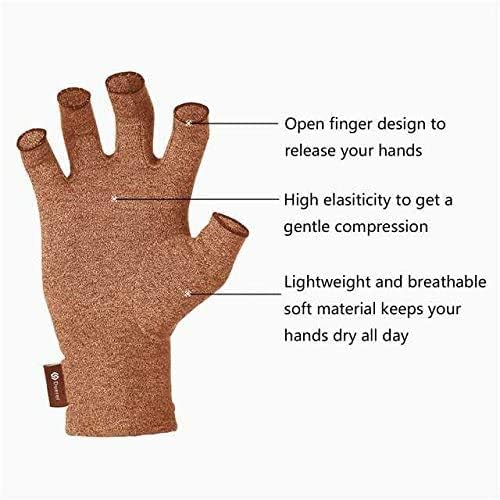 Duerer Arthritis Gloves Women Men, Carpal Tunnel, Rheumatiod, Tendonitis, Fingerless Hand Thumb Compression Gloves