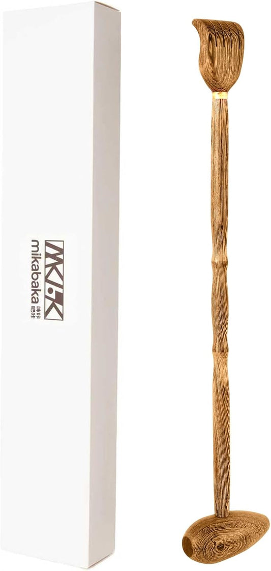 Back Scratcher with Massage Hammer, 100% Natural Wood Finger-Like Back Scratchers for Adults Men Women,19 Inch Thicken Extended with Body Massager Gifts for Senior(4- Duck Egg Style)