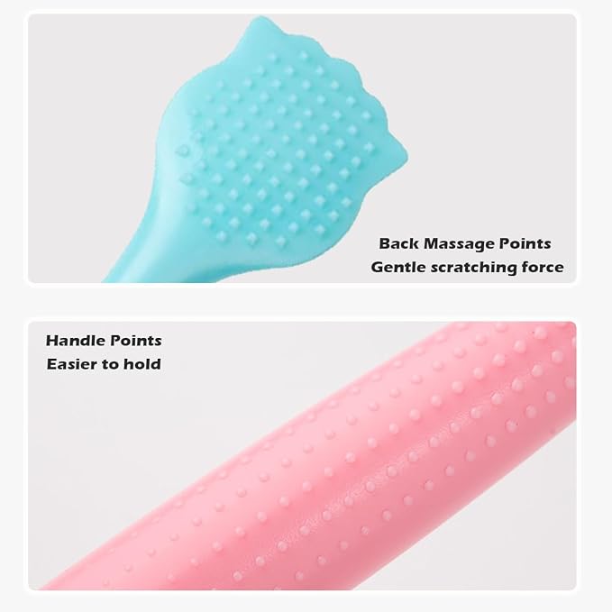 Back Scratcher for Women Men - Paw Shape | Back Scratching Tool Extendable Portable and Lightweight 21.65inch Pink