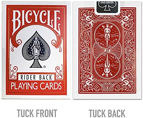 Bicycle Rider Back Playing Cards 12 Pack Poker Size Red Blue Bulk Set | Air Cushion Finish, Made in USA, 6 red and 6 blue decks, 52 cards plus 2 Jokers per deck, Classic design