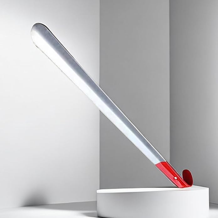 Extra Long Shoehorn, Set of 2, 16.5” Metal Shoe Horn, Heavy Duty Stainless Steel Shoehorn for Men, Women, Kids, Seniors