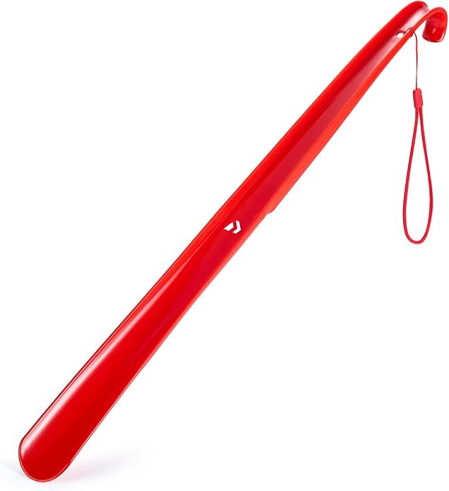 Nextnoid Shoe Horn Long Handle for Seniors - 16.5"-23" Straight & Sturdy Long Shoe Horn for Men, Women & Kids
