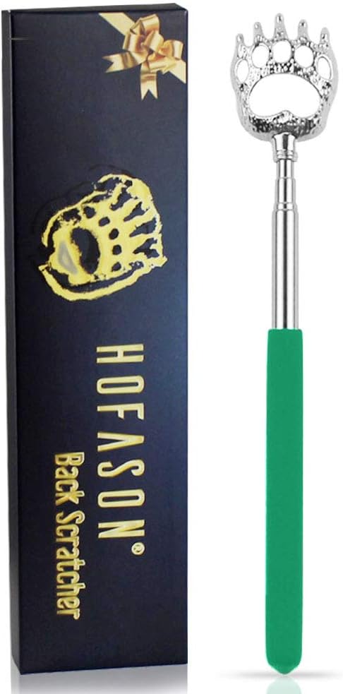 HOFASON Gift for Men, Stocking Stuffers for Adults Men Women, Back Scratcher, Mens Gifts for Christmas, White Elephant Gifts for Adults Husband Wife Friend Him Her, Small Gadgets for Men, Dad (Green)