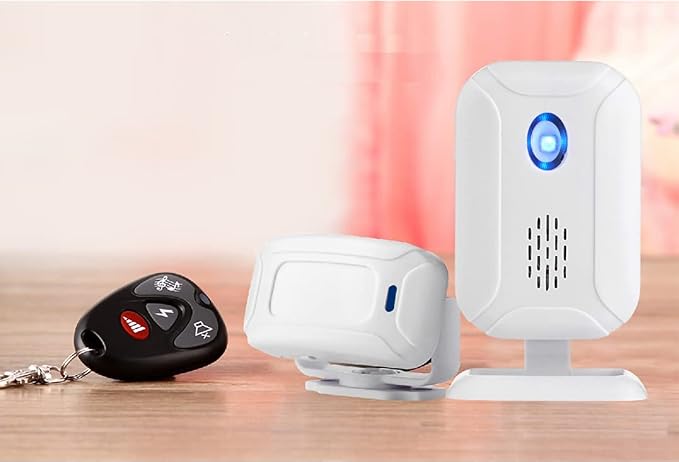 Motion Sensor Door Bells Chimes for Business, Bed and Fall Sensing,Door Buzzer, Commercial Wireless Security Storefront Bell, Body Motion Sensor Alarm with Remote