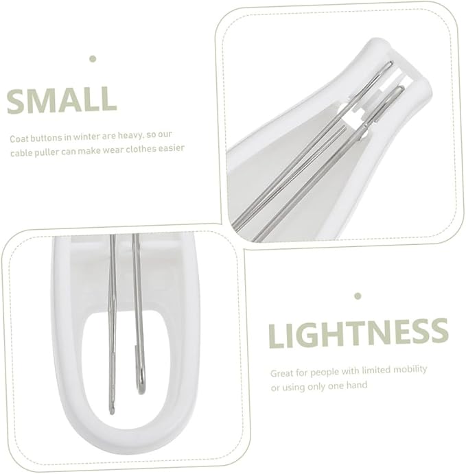 Gatuida 4pcs Buttoning Aid Tool Zipper Puller and Coat Button Assist Device Convenient Dressing Helper for Seniors and Disabled Effortless Zipper and Button Fastening