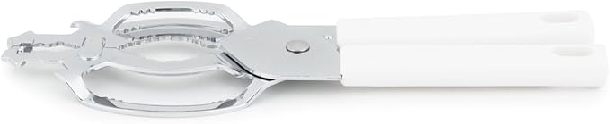 Farm to Table Jar and Bottle Vise/Opener 9 inch White