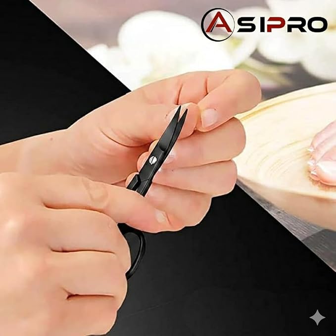 Nail Scissors for Women & Men with Pouch Manicure Gifts Scissors for Nails Toenail Scissors Adults Tijeras para Uñas Fingernail Scissor Toe Nail Scissors Curved