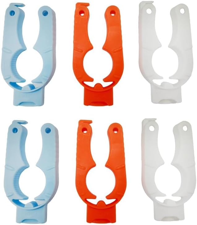 6 Pcs Water Bottle Opener – Multifunctional Plastic Bottle Cap Opener & Soda Can Opener, Ergonomic Design for Arthritic Hands, Weak Grip, Seniors & Elderly (3 Colors)