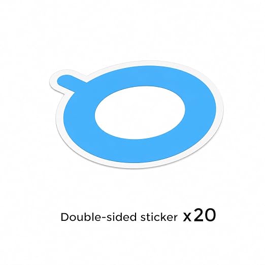 Momcozy Replacement Stickers for Momcozy Wearable Digital Thermometer,20 Count,Single-Use,Skin-Friendly