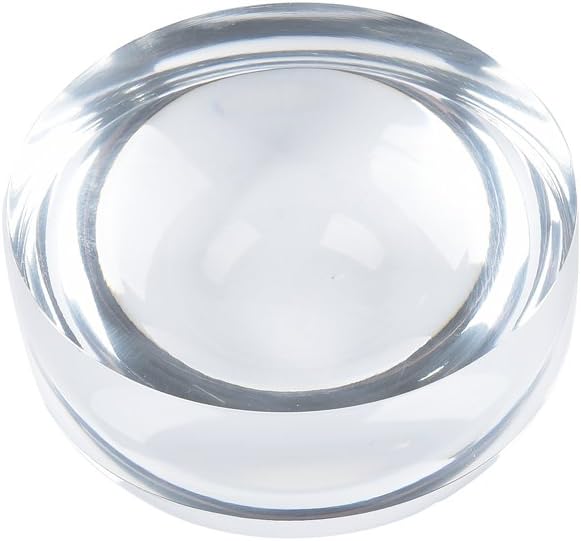 Dandelion 6X Dome/Paperweight Magnifier w/Pouch Table Magnifying | Diameter 2.5 inches,magnifying glass paperweight,reading magnifier for books,Suitable for viewing maps, blueprints