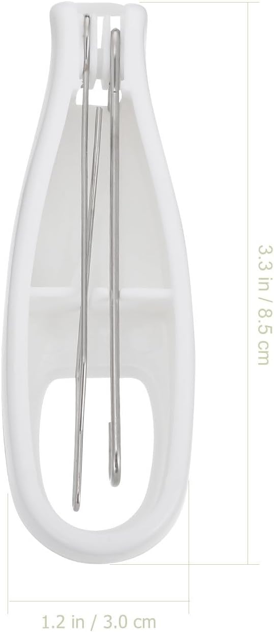 Toyvian Button Hook and Zipper Puller Dressing Aid Manual Button Assist Tool for Elderly and Disabled Lightweight for Daily Dressing