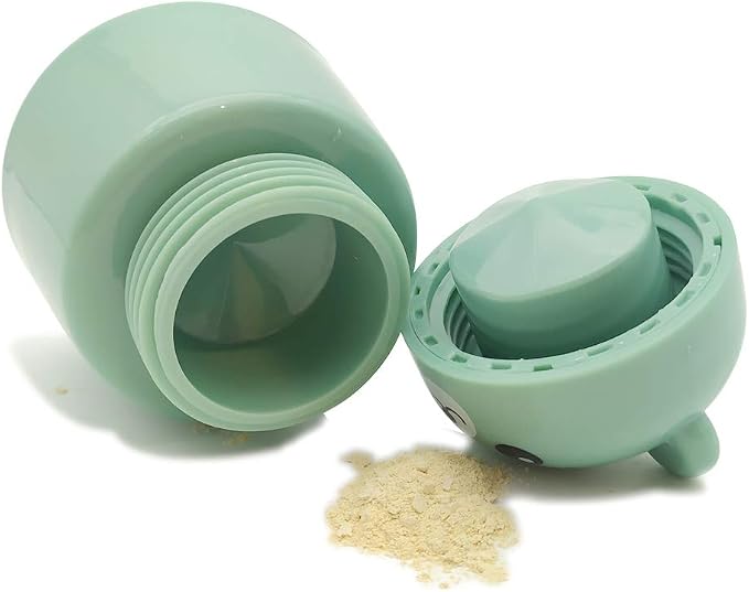 CoaGu Bear Pill Crusher for Elderly - FDA-Compliant Fine Powder, BPA-Free ABS, Easy Grip & Clean, Leakproof Portable Medicine Grinder